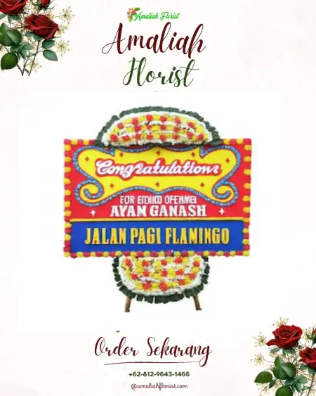 Sewa Papan Bunga Kawasan Gatot Subroto Jakarta Selatan